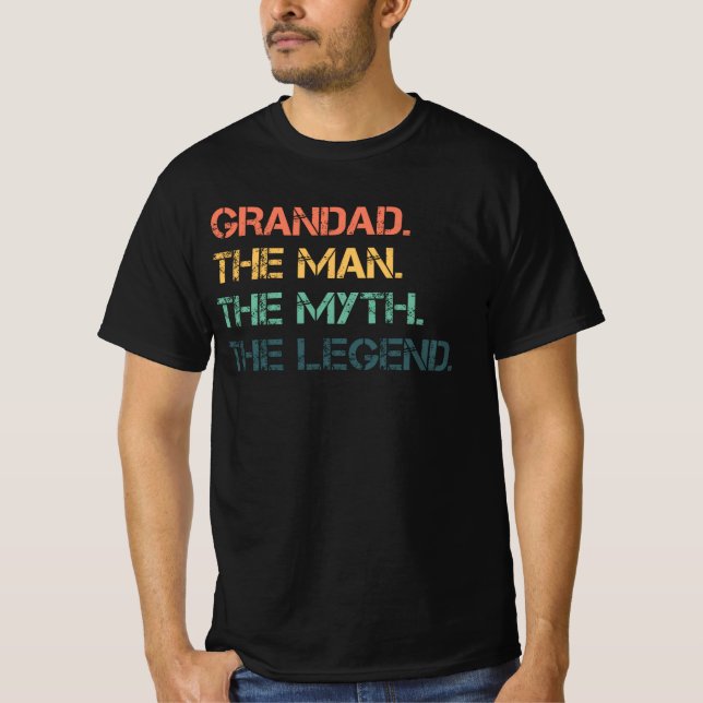 Camiseta Avô O Homem O Mito A Lenda (Frente)