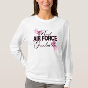 Camiseta Avó orgulhosa da força aérea
