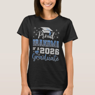 Camiseta Avó Orgulhosa da Formatura da Família de Graduados