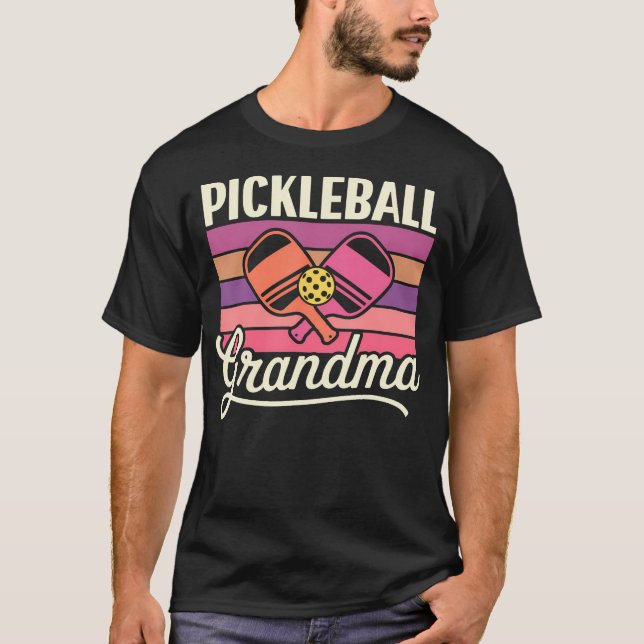 Camiseta Avó Orgulhosa de Pickleball (Frente)