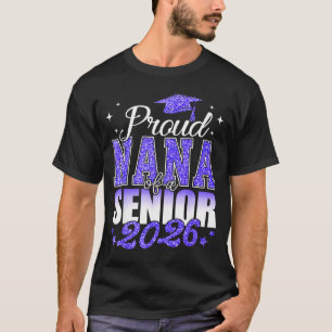 Camiseta Avó orgulhosa de um formando da turma de 2026