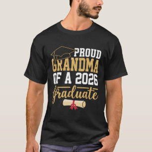 Camiseta Avó Orgulhosa De Um Graduado Em 2026 Senior Cl De