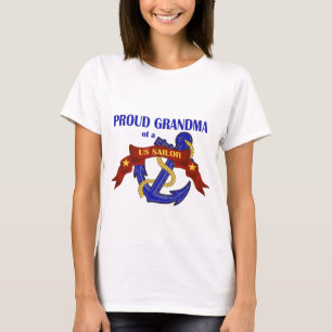Camiseta Avó orgulhosa de um marinheiro dos E.U.