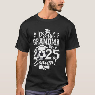 Camiseta Avó Orgulhosa De Um Veterano De Futebol Formatura