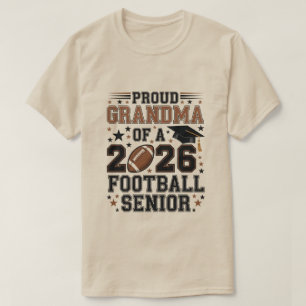 Camiseta Avó Orgulhosa de uma Turma de Futebol de 2026