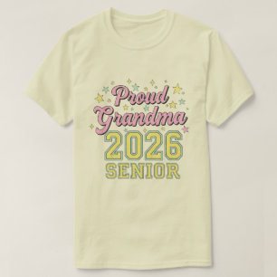 Camiseta Avó Orgulhosa de uma Turma de Futebol de 2026