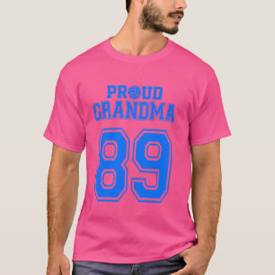 Camiseta Avó Orgulhosa de Volei Número 89 B