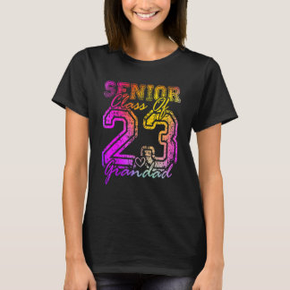 Camiseta Avô Orgulhoso Colorido Coração Fofo Graduado Sênio