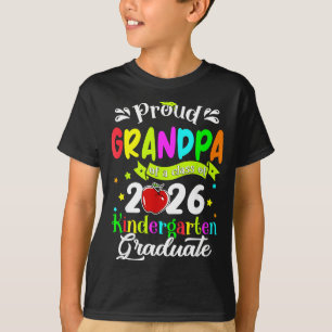 Camiseta Avô orgulhoso de uma graduada do jardim de infânci