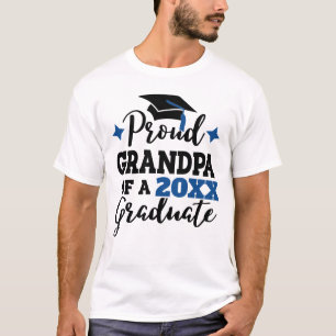 Camiseta Avô orgulhoso do boné azul formando de 2022