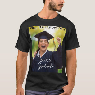 Camiseta Avô Orgulhoso Foto de Formatura