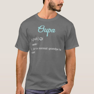 Camiseta Avô Oupa Engraçado Definição Pais Da