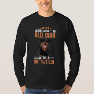 Camiseta Avô Pai Cachorro Nunca Subestime o Velho
