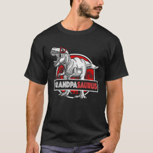 Camiseta Avô Pasauro T Rex Correspondendo Engraçado Avô Sau