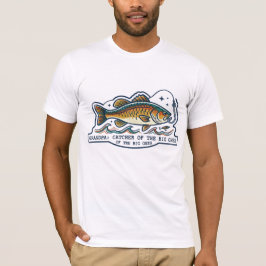 Camiseta AVÔ PEGADOR DE PEIXES GRANDES RETRO l DIA DOS PAI
