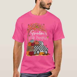 Camiseta Avó Pequeno Pumpkins outono 2021