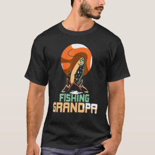 Camiseta Avô Pescador Peixe Pescador Ditados Avô