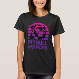 Camiseta Avó Pitbull Retro Pitbull Cachorro Anos 80