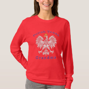 Camiseta Avó polonesa de Eagle do Texan