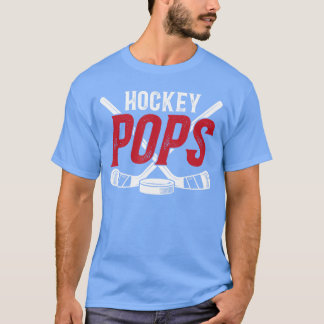 Camiseta Avó Pops de Hockey no Gelo Presente para o Avô de