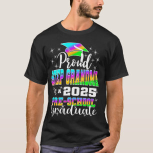 Camiseta Avó Postiça Orgulhosa de Graduado na Pré-Escola 20