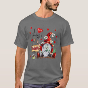 Camiseta Avó Presente - Adoro Ser Um Coração Mawmaw Boni