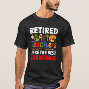 Camiseta Avó Professora de Arte Aposentada Aposentadoria Pr