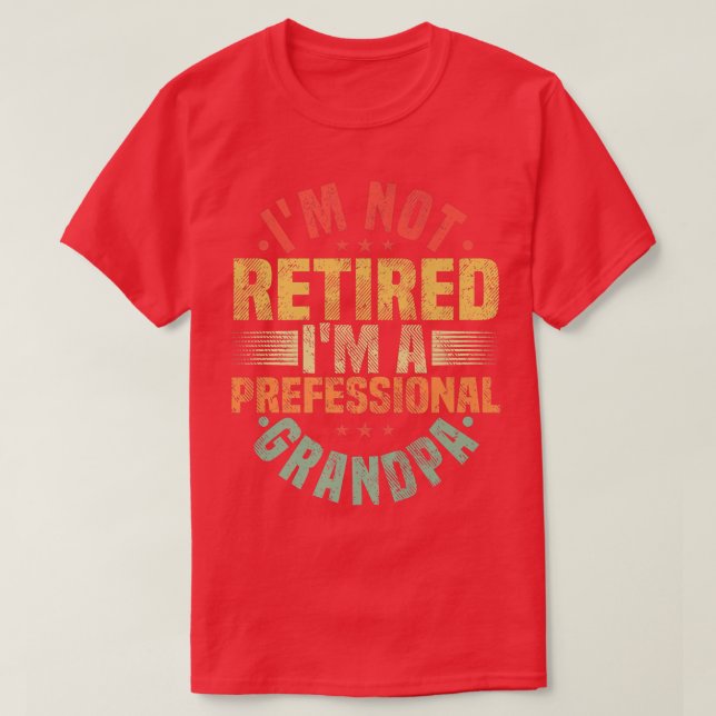 Camiseta Avô profissional Stepdad Bonus Pai Pai (Frente do Design)