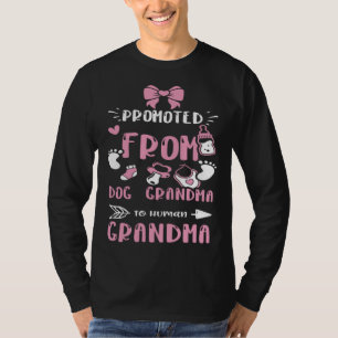 Camiseta Avó Promovida De Avó De Cachorro Para Gra Ba Huma