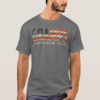 Camiseta Avô Protetor Herói Lenda Bandeira EUA Avô Pai