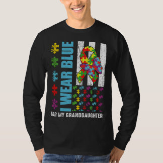Camiseta Avô Quebra-cabeça Sinalizador Especial Autismo Sen