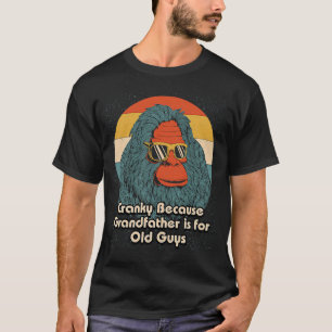Camiseta Avô ranzinza para Piadas Caras Velhas