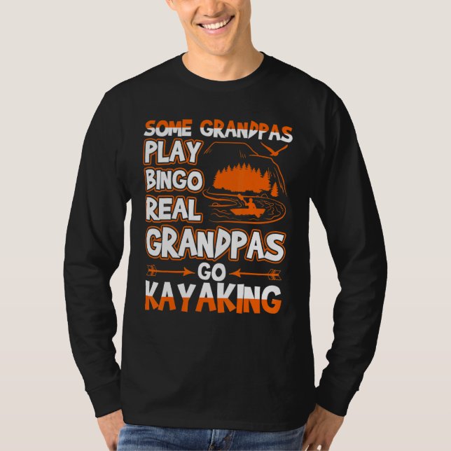 Camiseta Avô Real Vai Kayaking (Frente)
