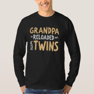 Camiseta Avô Recarregado com Gêmeos Avô