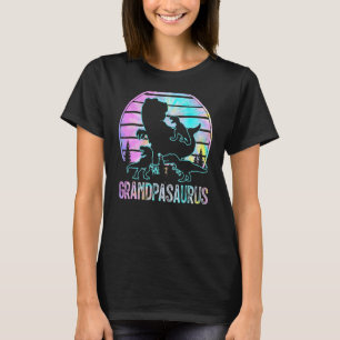 Camiseta Avô Retro Avô Saurus Dinossaur Kid Fa