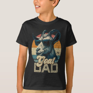 Camiseta Avô Retro Bode Pai Melhor Papai Bode Engraçado Pai