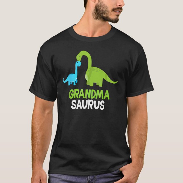 Camiseta Avô, Rex Dinossauro Avó Surus Mães (Frente)