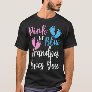 Camiseta Avô rosa ou azul ama presentes vietnam veteranos
