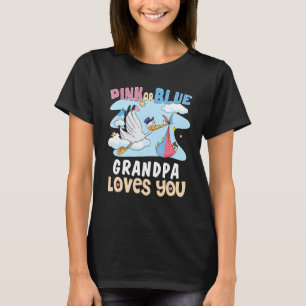 Camiseta Avô rosa ou azul ama você melhor avô Ev