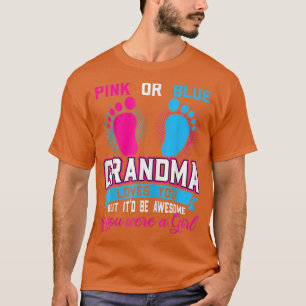 Camiseta Avó Rosa Ou Azul As Mulheres Te Ama