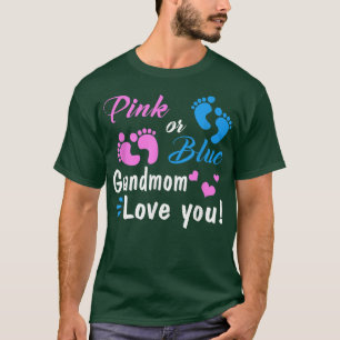 Camiseta Avó Rosa Ou Azul Te Ama Parte Revelação De Gênero