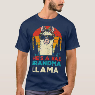 Camiseta Avó ruim Llama Retro Alpaca Dia de as mães Nana