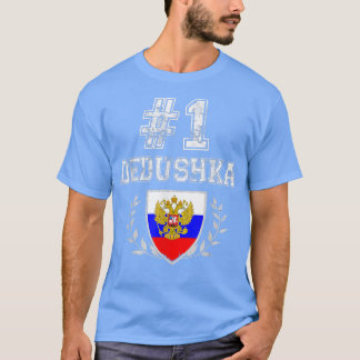 Camiseta Avô Russo Dedushka Número Um 