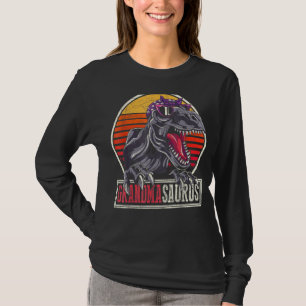 Camiseta Avó Saurus Rex Dinossaur Família Grandmasaurus M