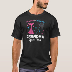 Camiseta Avó sereia ou pescadora feminina ama você Vovó