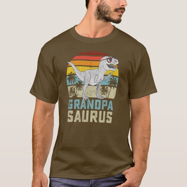 Camiseta Avô Surus Dinossauro Rex Dinossauro (Frente)