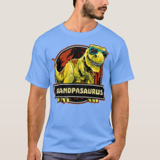 Camiseta Avô T rex Avô Saurus Dinossauro Gra