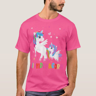 Camiseta Avô Unicorn Avó Dia de as mães Mãe