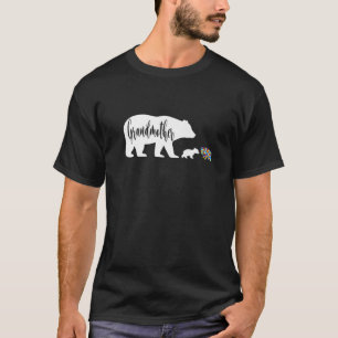 Camiseta Avó Ursa Autismo Aconselhamento Amparo Família A