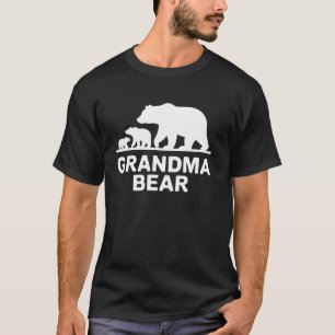 Camiseta Avó Urso Fofo Mamãe Urso Presente do Dia das Mães